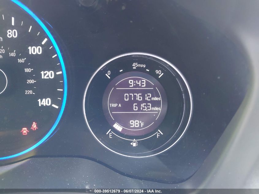 2021 Honda Hr-V Awd Sport VIN: 3CZRU6H13MM729358 Lot: 39512679