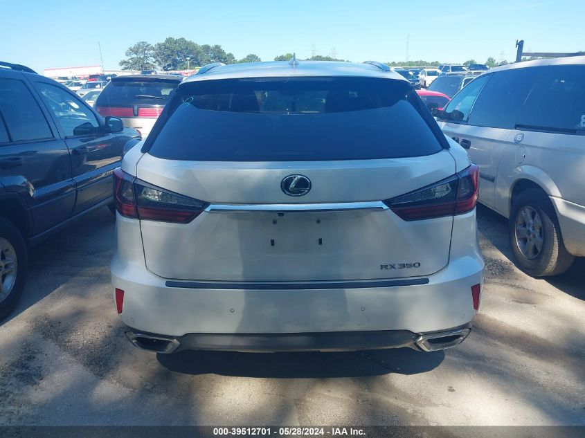 2017 Lexus Rx 350 VIN: 2T2ZZMCA4HC072938 Lot: 39512701