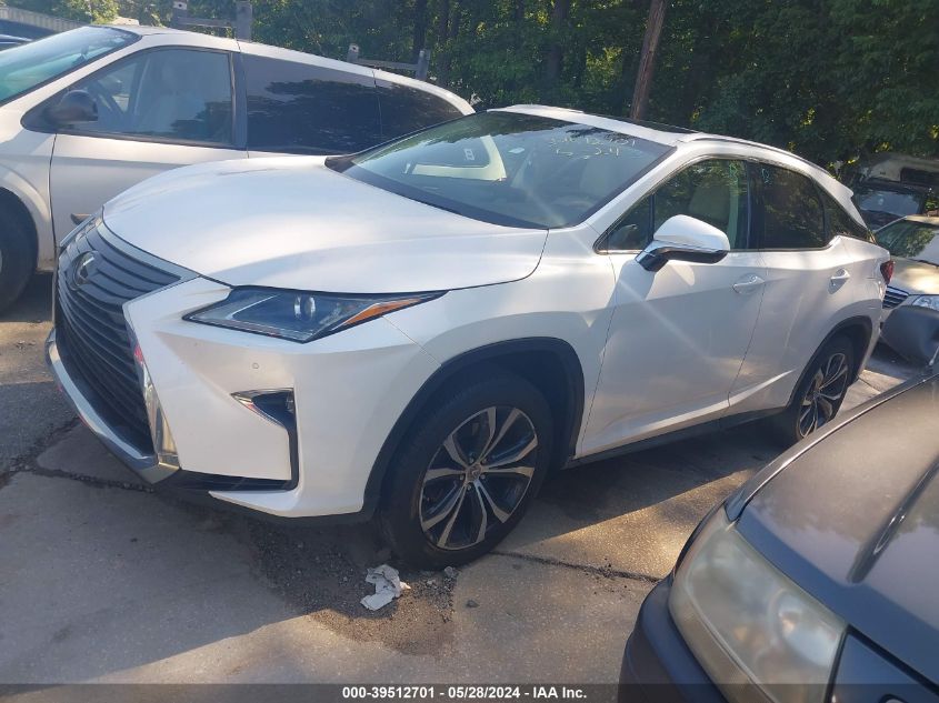 2017 Lexus Rx 350 VIN: 2T2ZZMCA4HC072938 Lot: 39512701