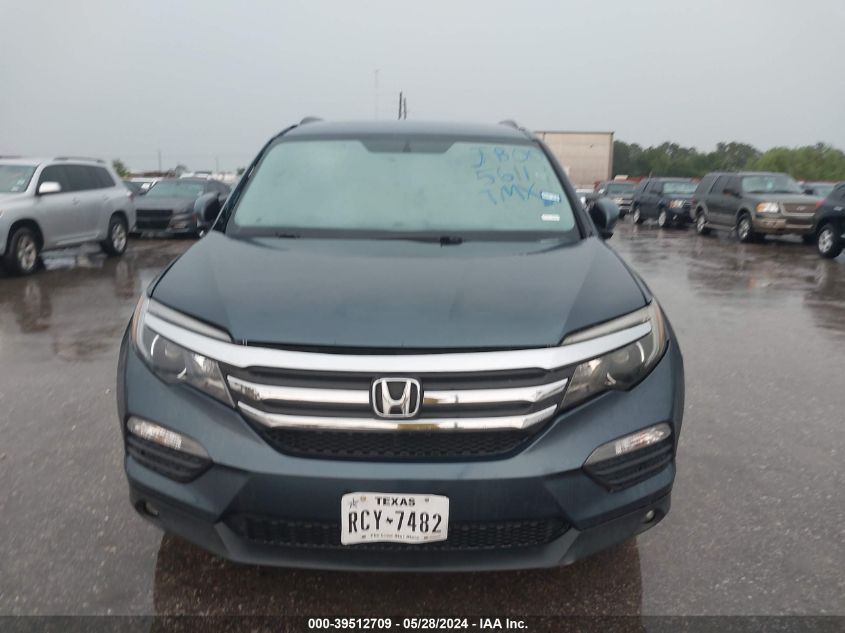 2018 Honda Pilot Ex-L VIN: 5FNYF5H56JB005611 Lot: 39512709