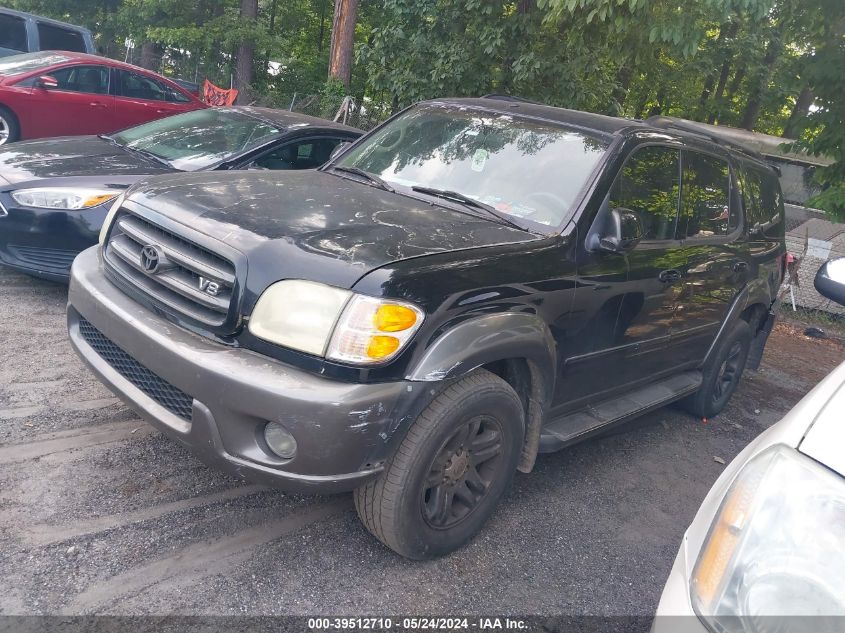 2004 Toyota Sequoia Sr5 V8 VIN: 5TDZT34A04S209096 Lot: 39512710