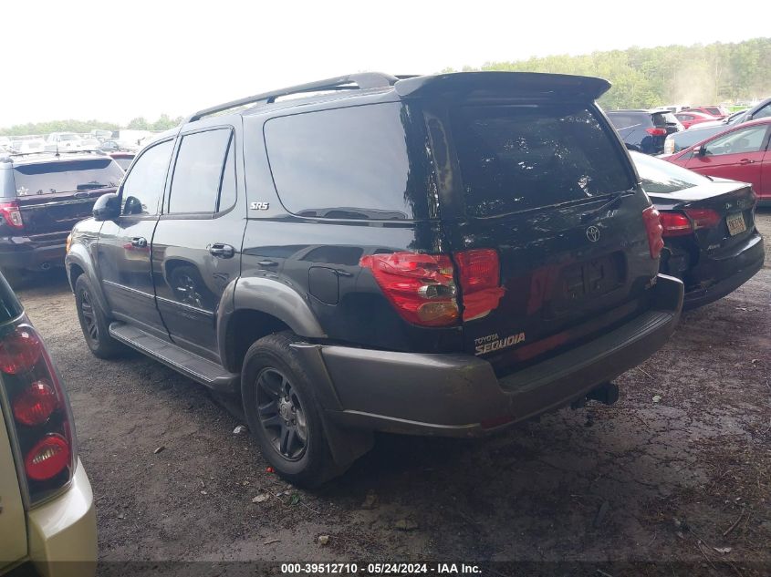 2004 Toyota Sequoia Sr5 V8 VIN: 5TDZT34A04S209096 Lot: 39512710