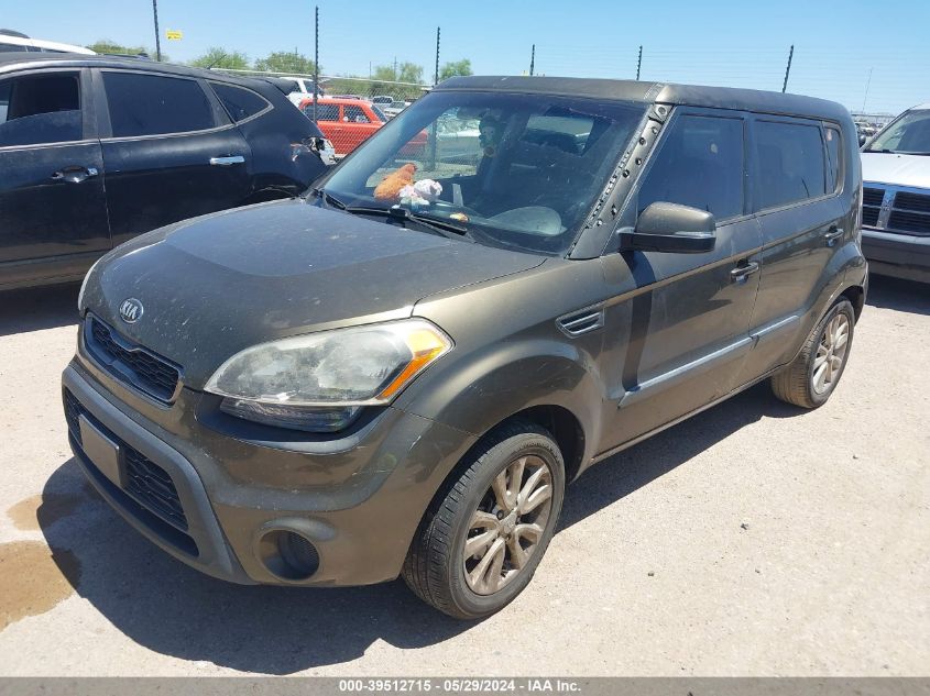 2013 Kia Soul + VIN: KNDJT2A64D7491261 Lot: 39512715