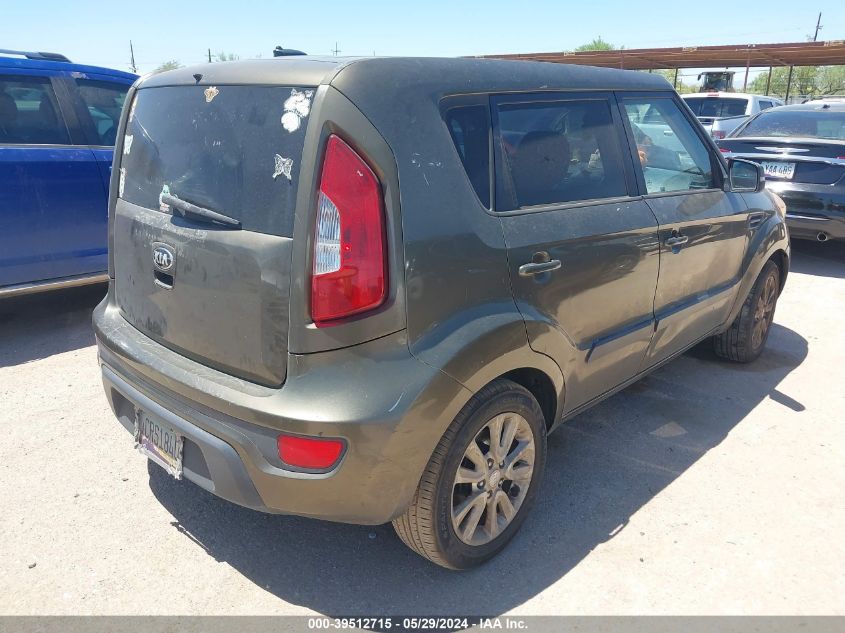 2013 Kia Soul + VIN: KNDJT2A64D7491261 Lot: 39512715