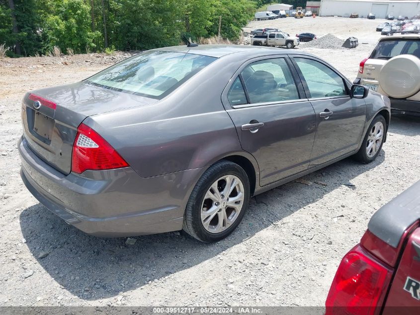 2012 Ford Fusion Se VIN: 3FAHP0HA4CR319083 Lot: 39512717