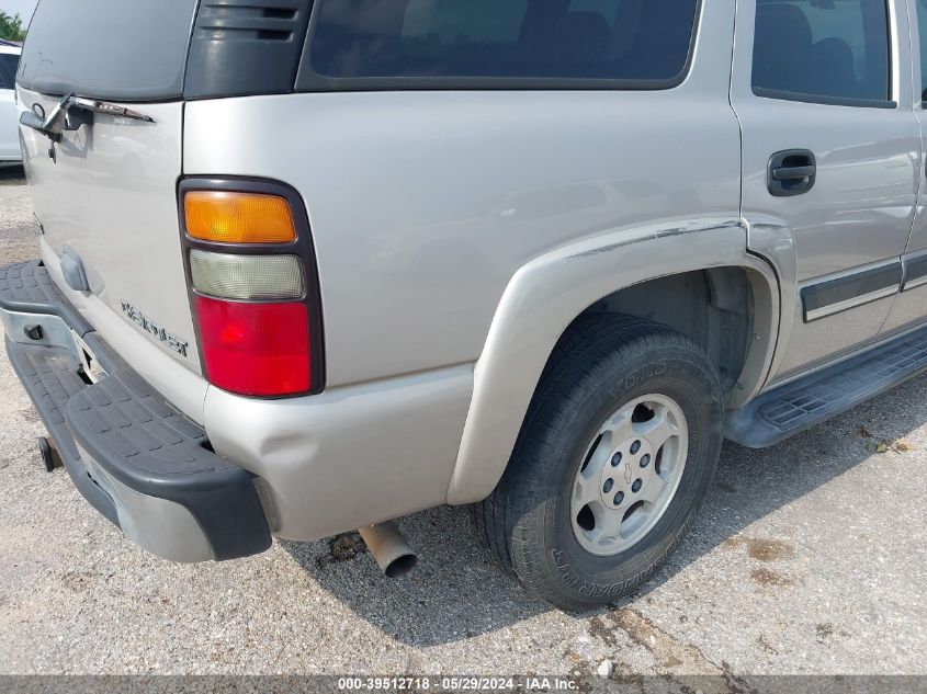 2005 Chevrolet Tahoe Ls VIN: 1GNEC13V45R177929 Lot: 39512718