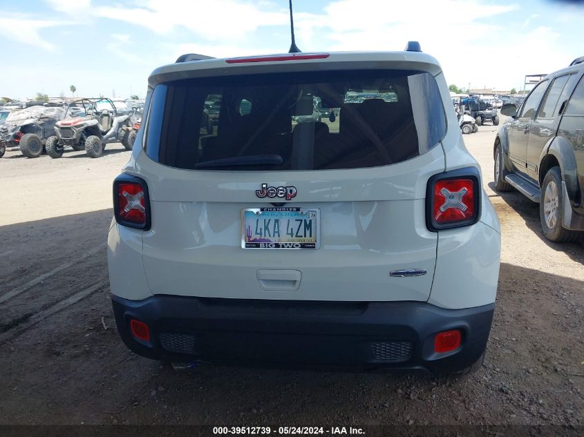 2020 Jeep Renegade Latitude Fwd VIN: ZACNJABBXLPL88714 Lot: 39512739