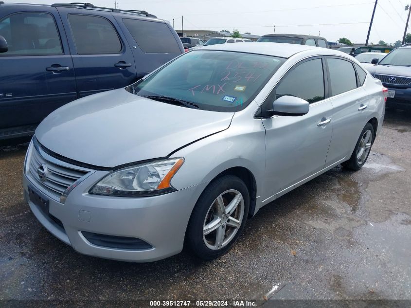 2013 Nissan Sentra Sv VIN: 3N1AB7AP6DL722541 Lot: 39512747