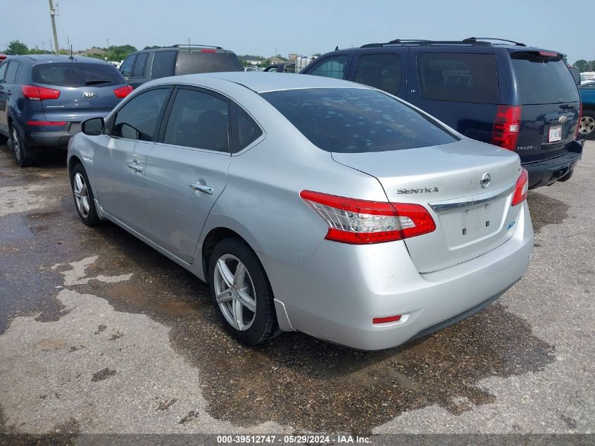 2013 Nissan Sentra Sv VIN: 3N1AB7AP6DL722541 Lot: 39512747