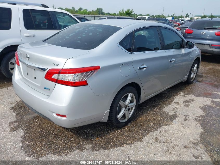 2013 Nissan Sentra Sv VIN: 3N1AB7AP6DL722541 Lot: 39512747