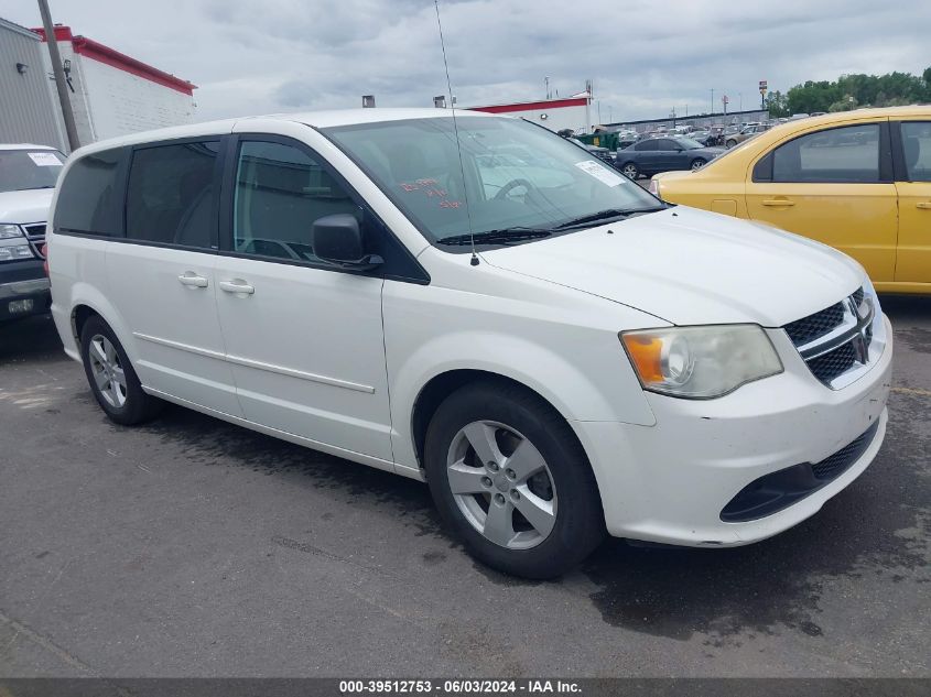 2013 Dodge Grand Caravan Se VIN: 2C4RDGBG8DR731642 Lot: 39512753