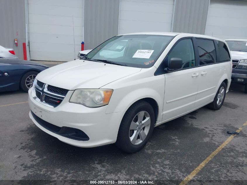 2013 Dodge Grand Caravan Se VIN: 2C4RDGBG8DR731642 Lot: 39512753