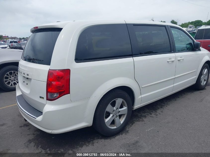 2013 Dodge Grand Caravan Se VIN: 2C4RDGBG8DR731642 Lot: 39512753