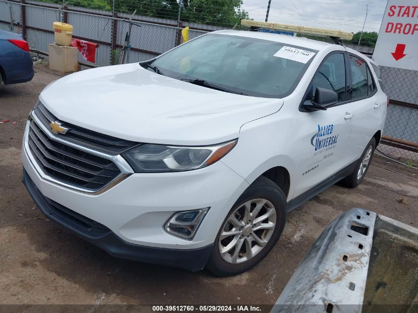 2018 Chevrolet Equinox Ls VIN: 2GNAXREV3J6225523 Lot: 39512760