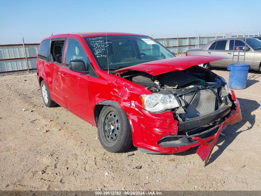 2015 Dodge Grand Caravan Se VIN: 2C4RDGBG2FR523887 Lot: 39512762