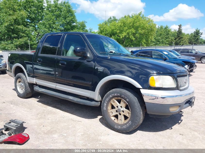 2001 Ford F-150 King Ranch Edition/Lariat/Xlt VIN: 1FTRW08LX1KD55462 Lot: 39512769