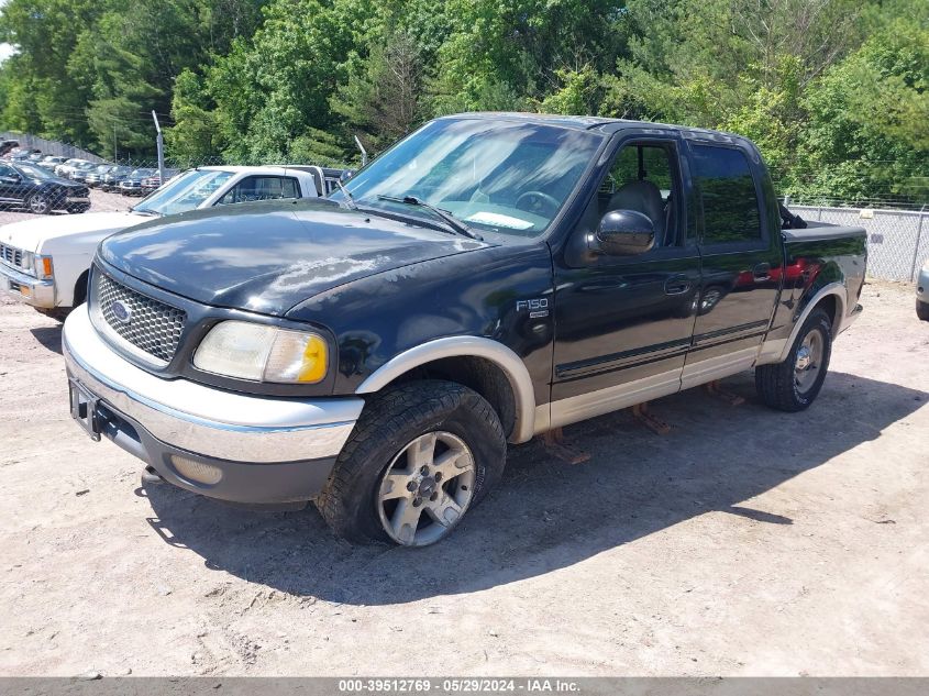 2001 Ford F-150 King Ranch Edition/Lariat/Xlt VIN: 1FTRW08LX1KD55462 Lot: 39512769