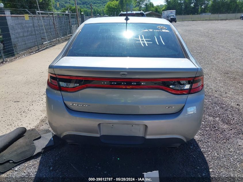 2014 Dodge Dart Gt VIN: 1C3CDFEB9ED708282 Lot: 39512787