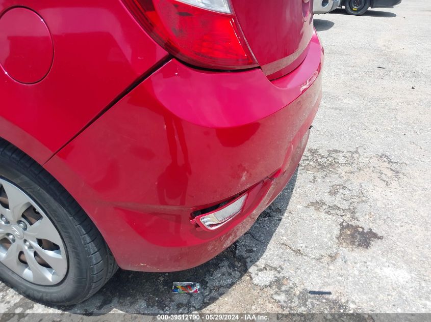 2017 Hyundai Accent Se VIN: KMHCT5AE5HU321477 Lot: 39512790