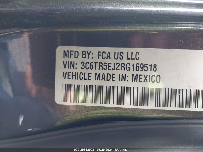 2024 Ram 2500 Power Wagon 4X4 6'4 Box VIN: 3C6TR5EJ2RG169518 Lot: 39512902