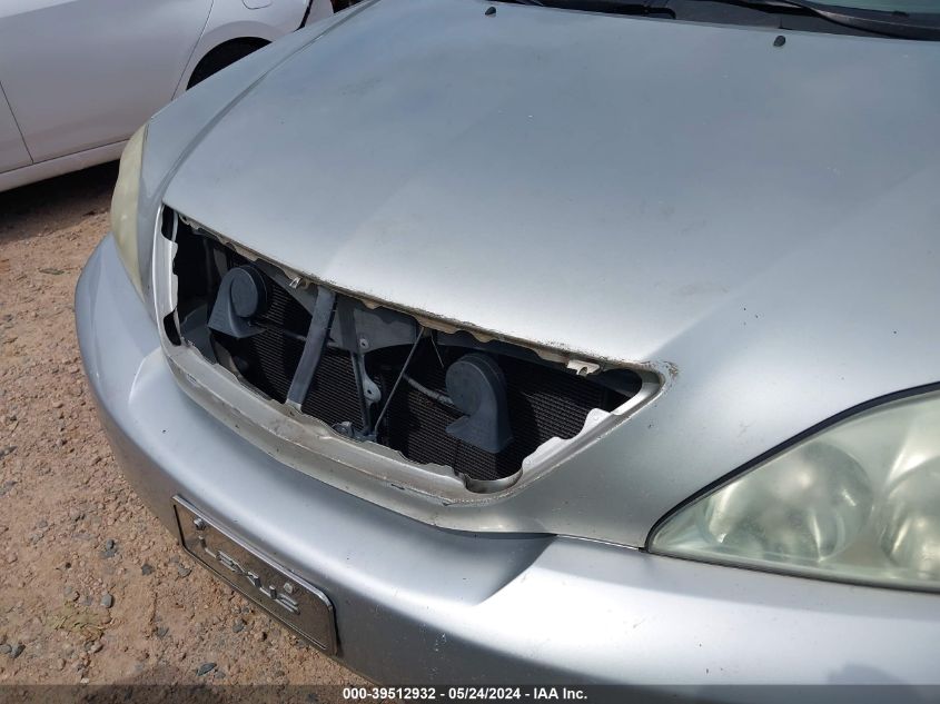 2004 Lexus Rx 330 VIN: JTJGA31U540024814 Lot: 39512932