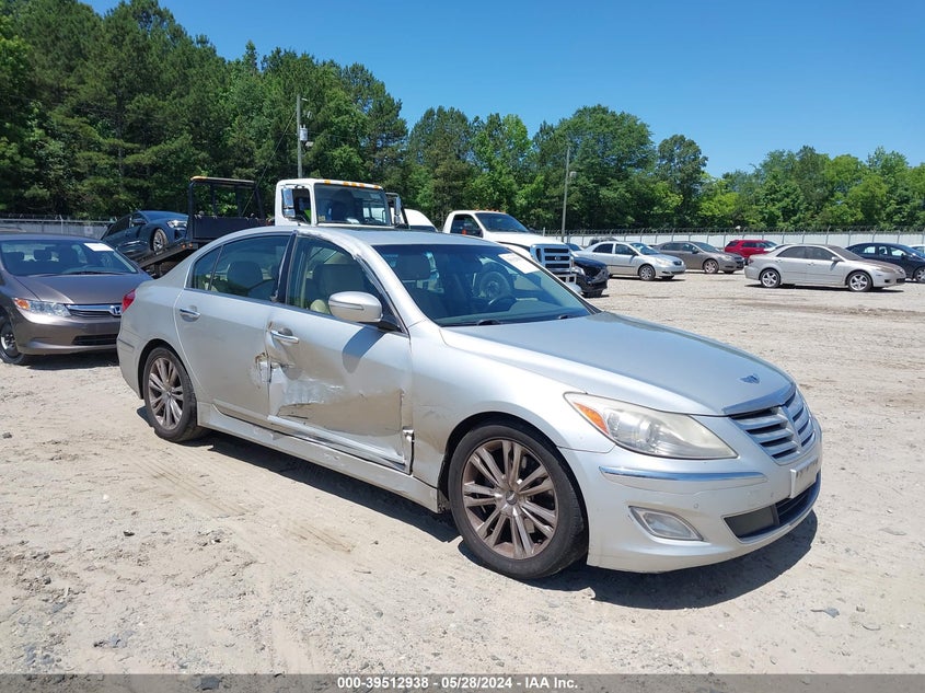 2012 Hyundai Genesis 3.8 VIN: KMHGC4DD3CU151448 Lot: 39512938