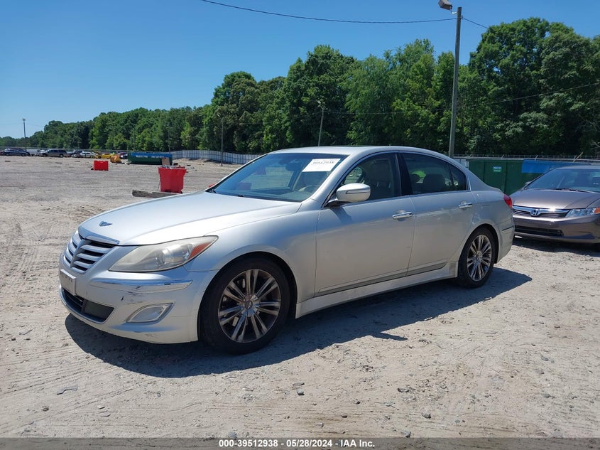 2012 Hyundai Genesis 3.8 VIN: KMHGC4DD3CU151448 Lot: 39512938