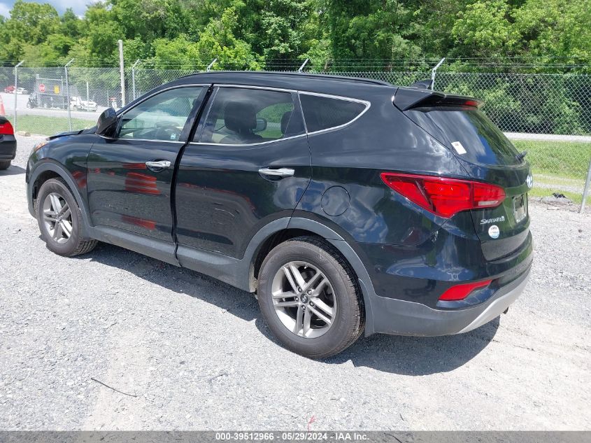 2017 Hyundai Santa Fe Sport 2.4L VIN: 5NMZUDLB5HH032809 Lot: 39512966