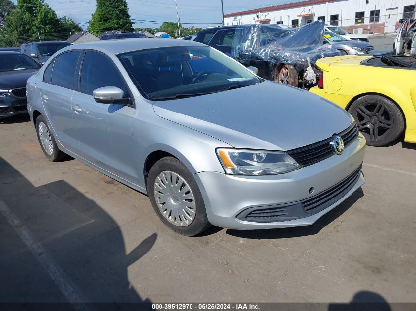 2012 Volkswagen Jetta 2.5L Se VIN: 3VWDX7AJ1CM351611 Lot: 39512970