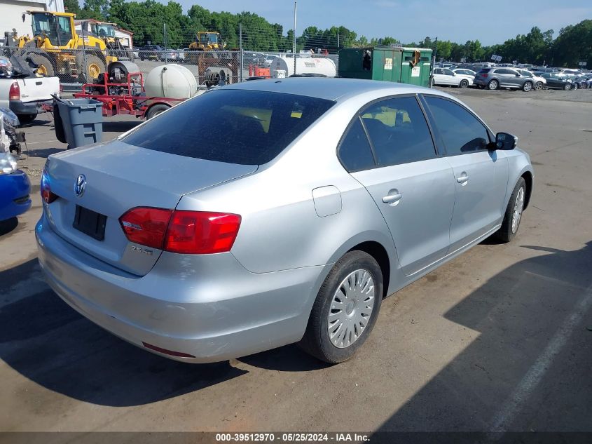 2012 Volkswagen Jetta 2.5L Se VIN: 3VWDX7AJ1CM351611 Lot: 39512970