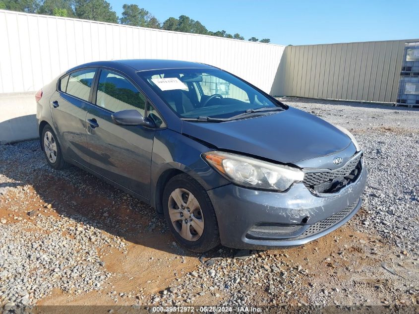 KNAFK4A66G5588561 2016 KIA FORTE - Image 1