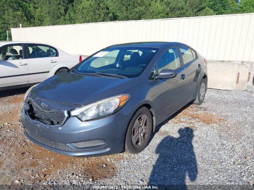 KNAFK4A66G5588561 2016 KIA FORTE - Image 2