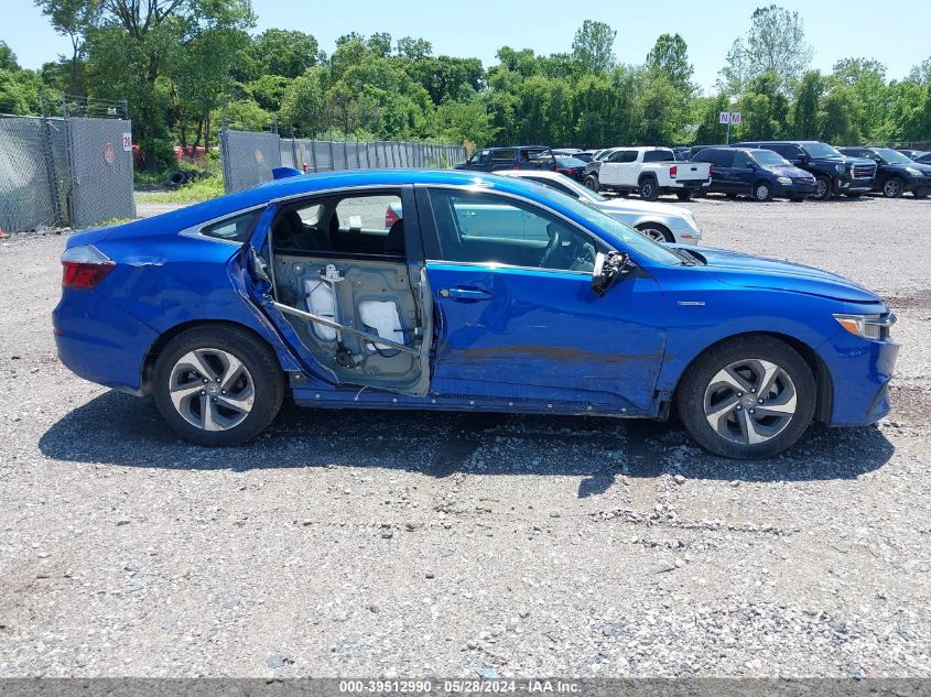 2019 Honda Insight Ex VIN: 19XZE4F51KE019332 Lot: 39512990