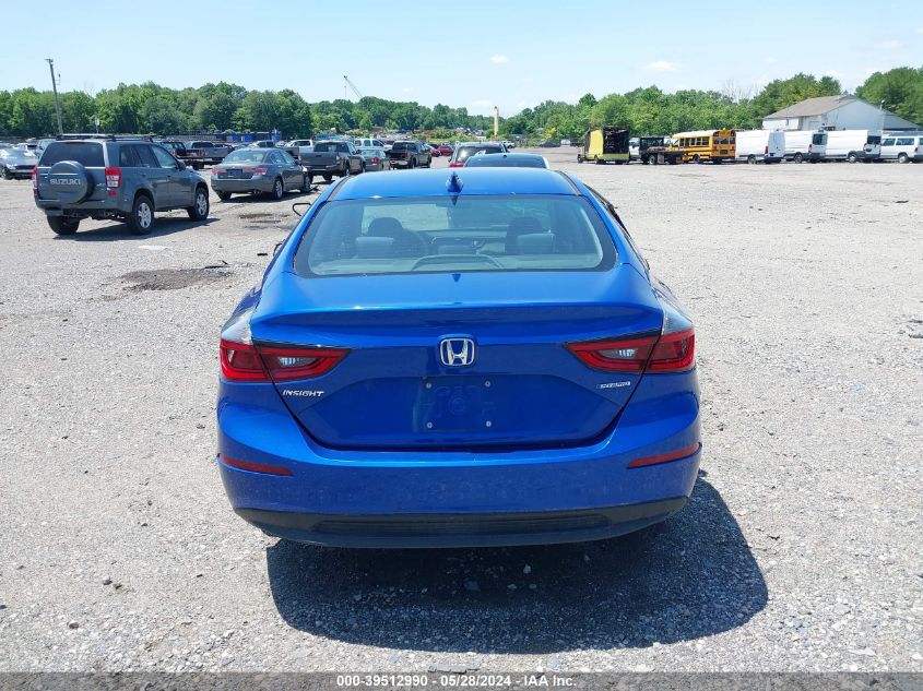 2019 Honda Insight Ex VIN: 19XZE4F51KE019332 Lot: 39512990