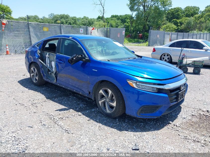 2019 Honda Insight Ex VIN: 19XZE4F51KE019332 Lot: 39512990