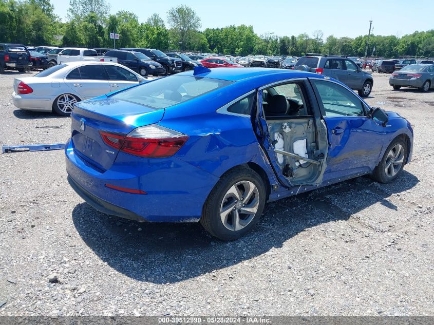 2019 Honda Insight Ex VIN: 19XZE4F51KE019332 Lot: 39512990