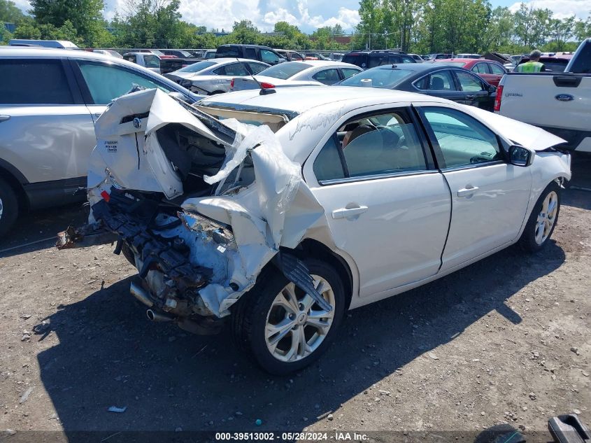 2012 Ford Fusion Se VIN: 3FAHP0HA9CR319595 Lot: 39513002