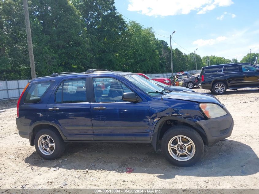 2003 Honda Cr-V Lx VIN: SHSRD68463U102391 Lot: 39513004