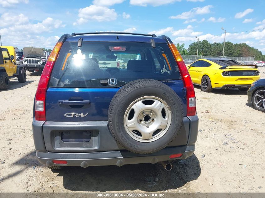 2003 Honda Cr-V Lx VIN: SHSRD68463U102391 Lot: 39513004