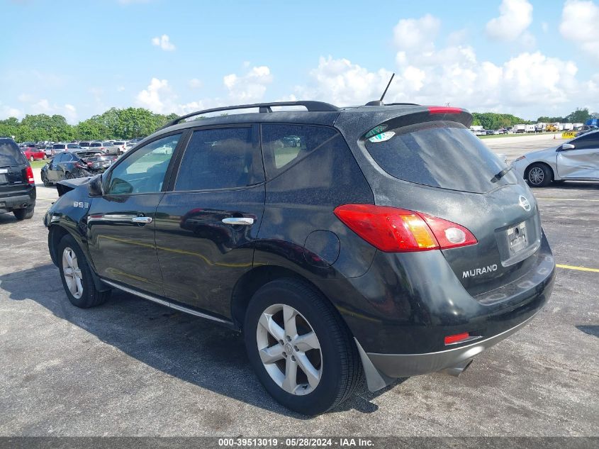 2009 Nissan Murano Sl VIN: JN8AZ18U69W027595 Lot: 39513019