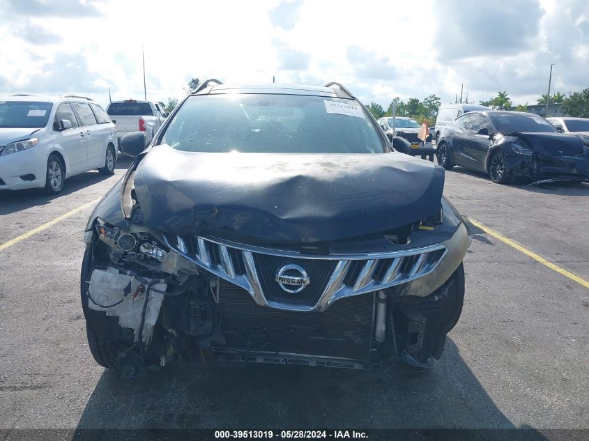 2009 Nissan Murano Sl VIN: JN8AZ18U69W027595 Lot: 39513019