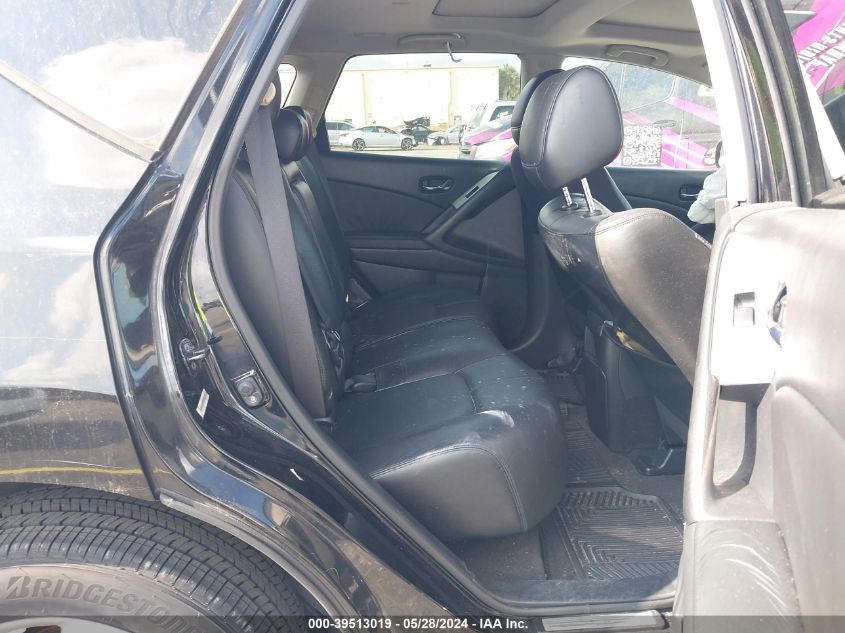 2009 Nissan Murano Sl VIN: JN8AZ18U69W027595 Lot: 39513019