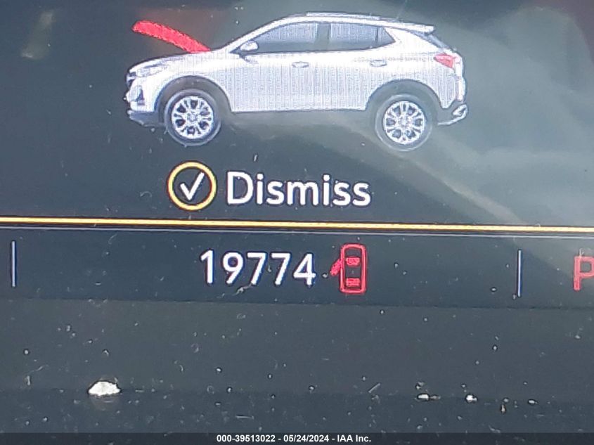 2021 Buick Encore Gx Fwd Preferred VIN: KL4MMBS20MB048912 Lot: 39513022