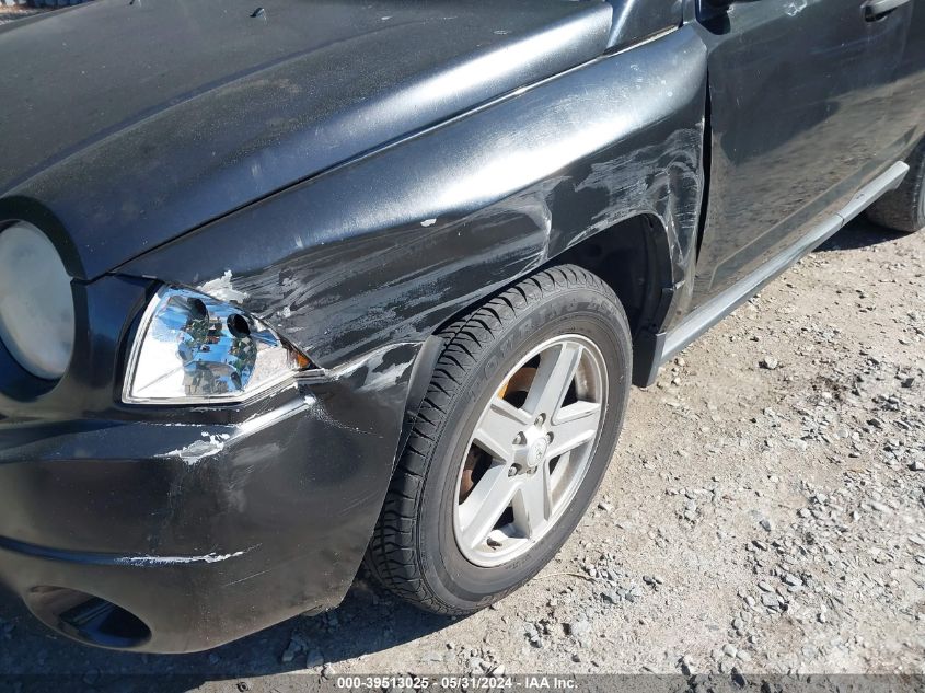 2007 Jeep Compass Sport VIN: 1J8FF47W07D138627 Lot: 39513025