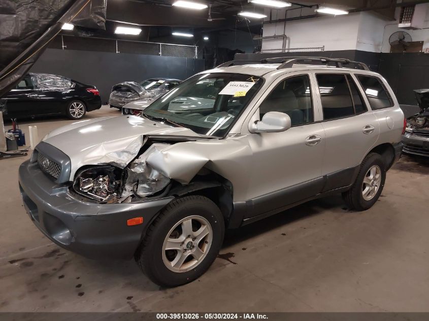 2004 Hyundai Santa Fe VIN: KM8SB12B64U820567 Lot: 39513026