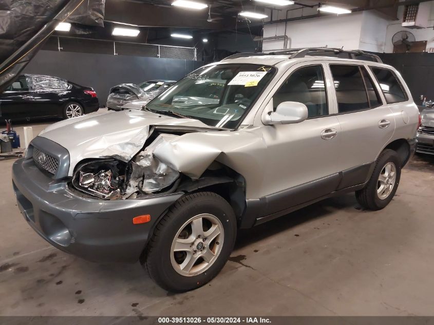 2004 Hyundai Santa Fe VIN: KM8SB12B64U820567 Lot: 39513026