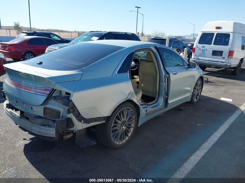 2014 Lincoln Mkz Hybrid VIN: 3LN6L2LU3ER805490 Lot: 39513067