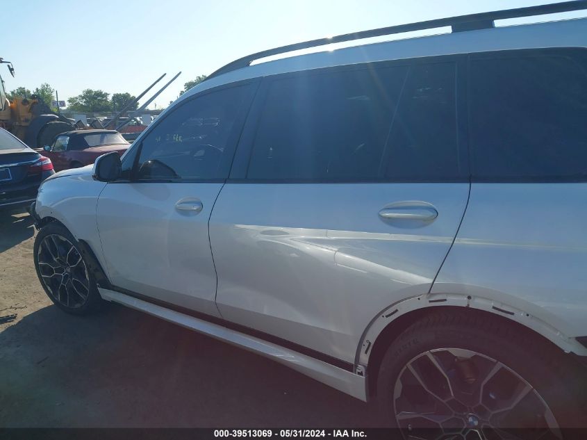 2023 BMW X7 xDrive40I VIN: 5UX23EM09P9R21807 Lot: 39513069