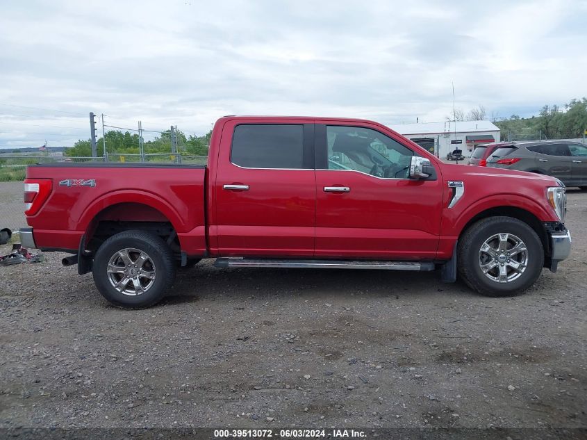 2021 Ford F-150 Lariat VIN: 1FTEW1EP2MKD67086 Lot: 39513072