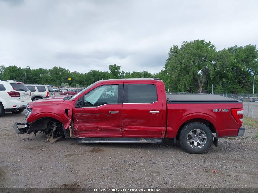 2021 Ford F-150 Lariat VIN: 1FTEW1EP2MKD67086 Lot: 39513072